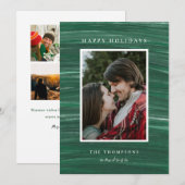 Carte de vacances photo Arrière - plan peint en ve (Devant / Derrière)