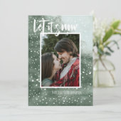 Carte de vacances photo Arrière - plan peinte à la (Debout devant)