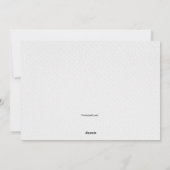 Carte de vacances photo avec cadre neige hivernale (Dos)