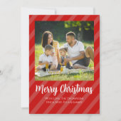 Carte de vacances photo avec Cardinal rouge (Devant)