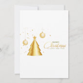 Carte de vacances photo avec motif écossais rouge  (Dos)