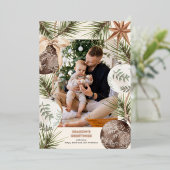 Carte de vacances photo avec ornements (Debout devant)