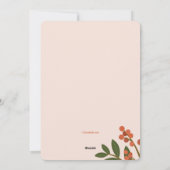 Carte de vacances Photo Berries d'hiver (Dos)