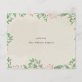 Carte de vacances photo Budget Gold Merry Everythi (Dos)