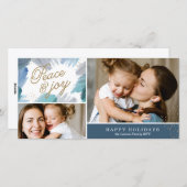 Carte de vacances photo céruléenne (Devant / Derrière)