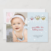 Carte de vacances photo Chillin' Owls (Devant)