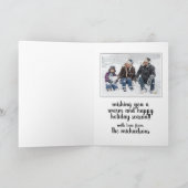 CARTE DE VACANCES PHOTO | Christmas Chicken Reinde (Intérieur)