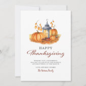 Carte de vacances photo Citrouille de Thanksgiving (Devant)