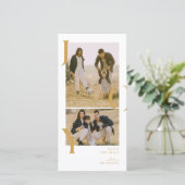 Carte de vacances photo collage Minimalism Joy 2 (Debout devant)