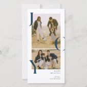 Carte de vacances photo collage Minimalism Joy 2 (Devant)