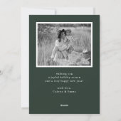 Carte de vacances photo Colorblock (Dos)