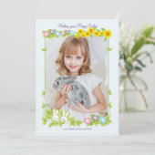 Carte de vacances photo de cadre de Pâques (Debout devant)