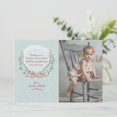 Carte de vacances photo de cadre d'hiver (Debout devant)