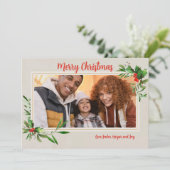 Carte de vacances photo de Holly Frame (Debout devant)