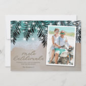 Carte de vacances photo de la plage Mele Kalikimak (Devant)