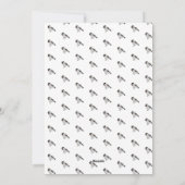 Carte de vacances photo de l'oiseau mésange (Dos)