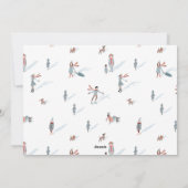 Carte de vacances photo de Noël (Dos)