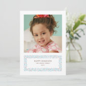 Carte de vacances photo de Noël à pistolet (Debout devant)