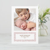 Carte de vacances photo de Noël à pistolet (Debout devant)