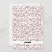 Carte de vacances photo de Noël à pistolet (Dos)