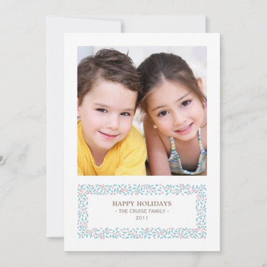 Carte de vacances photo de Noël à pistolet (Devant)