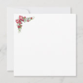 Carte de vacances photo de Noël hiver (Dos)