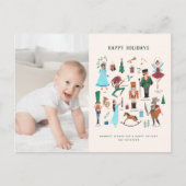 Carte de vacances photo de Noël Nutcracker (Devant)