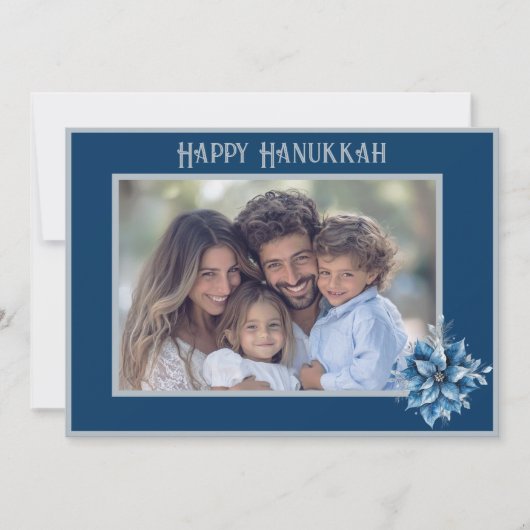 Carte de vacances photo d'Euphorbe bleue (Devant)