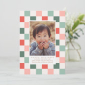 Carte de vacances photo en tableau (Debout devant)