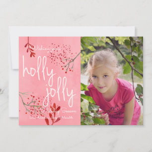 Carte de vacances photo festive et joyeuse