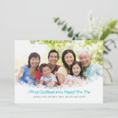 Carte de vacances Photo Flurry (Debout devant)