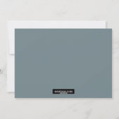 Carte de vacances Photo Flurry (Dos)