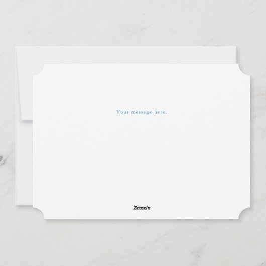 Carte de vacances photo Hanoukka Frame of Light (Dos)