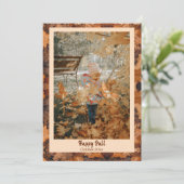 Carte de vacances photo Happy Fall Leaves (Debout devant)