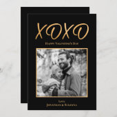 Carte de vacances photo Heureuse Sainte-Valentin X (Devant / Derrière)