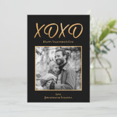 Carte de vacances photo Heureuse Sainte-Valentin X (Debout devant)