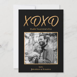 Carte de vacances photo Heureuse Sainte-Valentin X