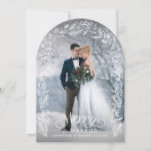 Carte de vacances photo Holly Joyeuse et Mariée (Devant)