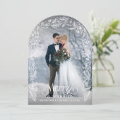 Carte de vacances photo Holly Joyeuse et Mariée (Debout devant)