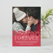 Carte de vacances photo Jour des Valentines modern (Debout devant)