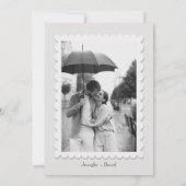 Carte de vacances photo Jour des Valentines modern (Dos)