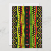 Carte de vacances photo Kwanzaa moderne (Dos)