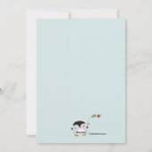 Carte de vacances photo Little Penguin (Dos)