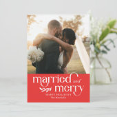 Carte de vacances photo Marié et Joyeux (Debout devant)