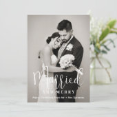 Carte de vacances photo Marié et Joyeux (Debout devant)