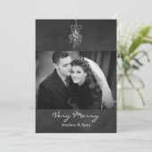 Carte de vacances photo Mistletoe (Debout devant)