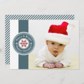 Carte de vacances photo Mod Seal (Devant / Derrière)