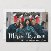 Carte de vacances photo moderne (Devant)