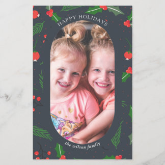 Carte de vacances photo moderne à petit budget ave
