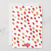 Carte de vacances photo moderne Peace & Love (Dos)